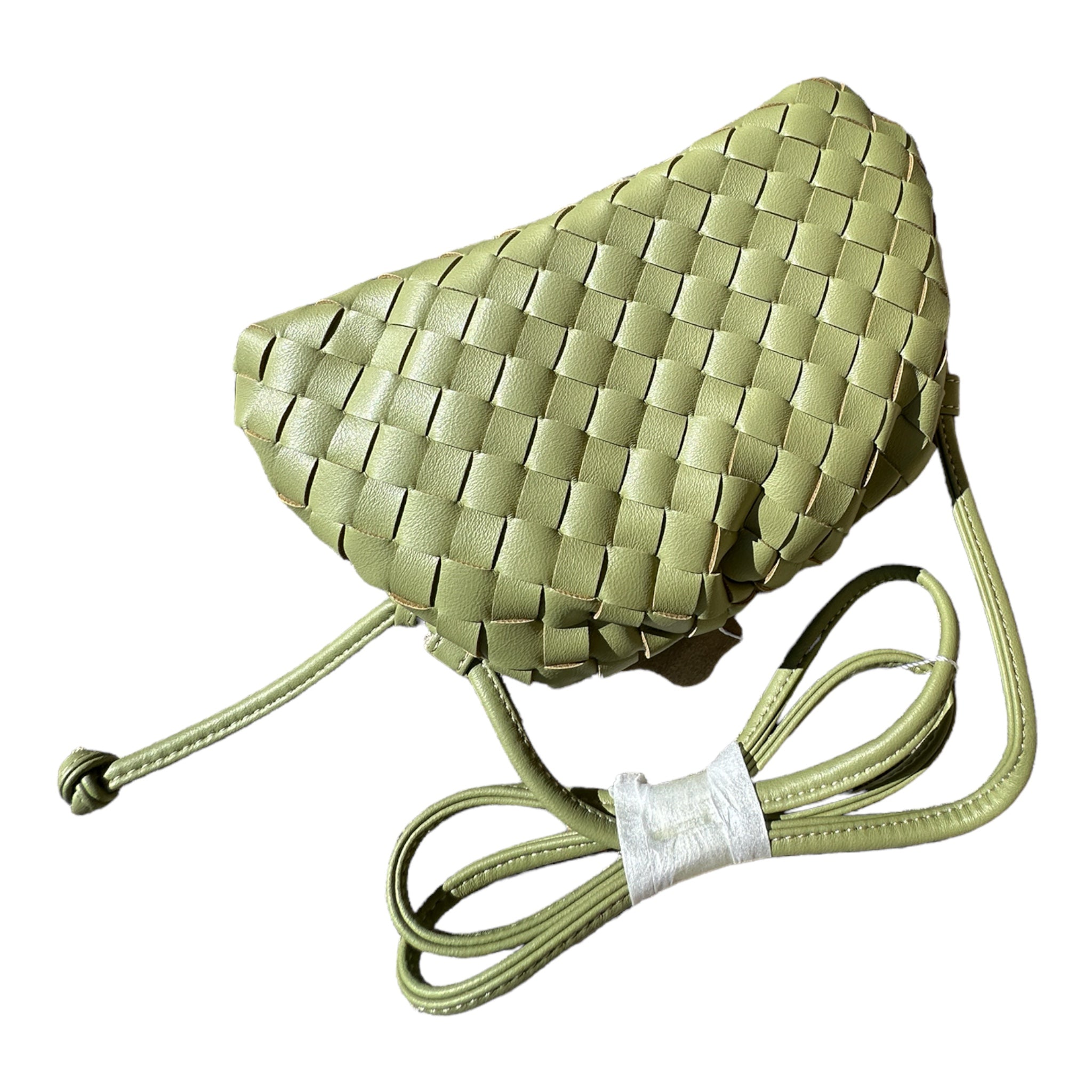 Olive Woven Cloud Bag (Small)
